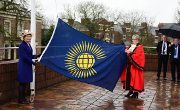 12 March 2018 - Raising the Flag for Commonwealth Day alongside the Lord-Lieutenant for Tyne and Wear, Mrs Susan Winfield OBE. It was a great turn out and I thank everyone who came to support the cause.