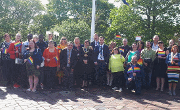 17 May 2018 - I raised the Rainbow Flag to celebrate International Day Against Homophobia, Biphobia and Transphobia (IDAHOT) and gave a short speech at a reception following the flag-raising.