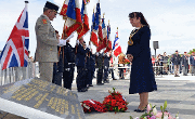 Also as part of my visit to St Nazaire I attended the RMS Lancastria 78th anniversary commemoration where I laid a wreath on behalf of Sunderland.