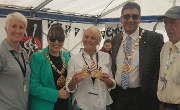 28 June 2018 - Here I am with the Deputy Mayor at the Barnes Park annual family event. This year the theme was ‘Ships Ahoy’ in celebration of Sunderland hosting the Tall Ships Races in July 2018.