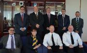 25 September 2018 - There was a civic welcome for an official delegation from Sunderland's new affiliated warship - HMS Anson. The formal affiliation was announced at this year's Armed Forces Day commemoration, by Cllr Michael Mordey
