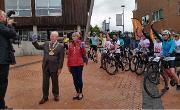 1 August 2021 - The Mayoress and I attended the 10th Anniversary Active Sunderland Big Bike Ride. We both had the pleasure of starting the race.