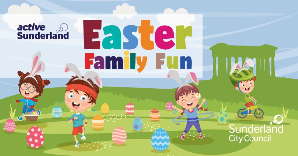 Active Sunderland Easter Family fun banner 