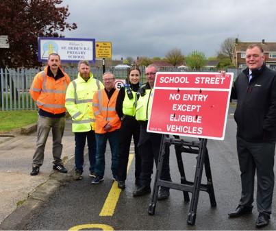 School Streets scheme to improve road safety in Washington