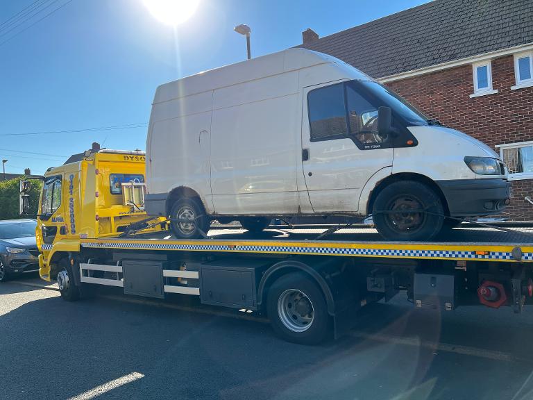 Vehicle seized on suspicion of fly tipping