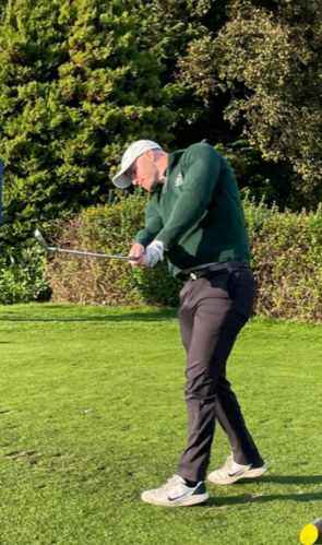 Aidan Douglas - council worker taking part in Deaf Golf Championships