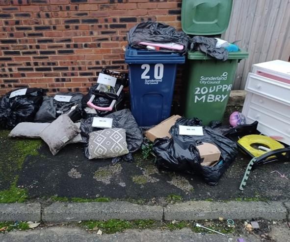 Mowbray Rd fly tip